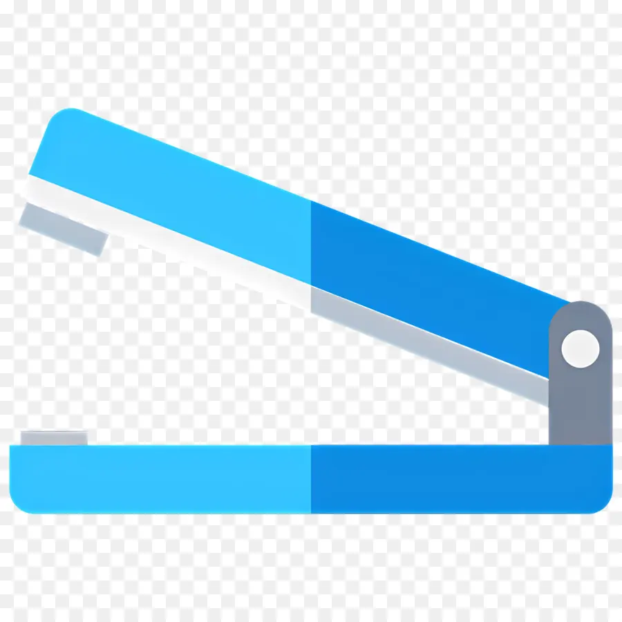 Stapler，Stapler Biru PNG