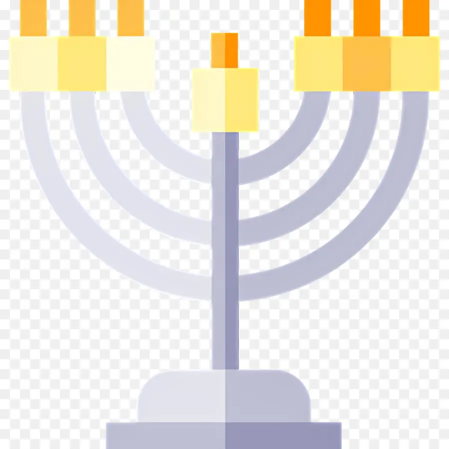 Hanukkah Menorah，Menorah PNG