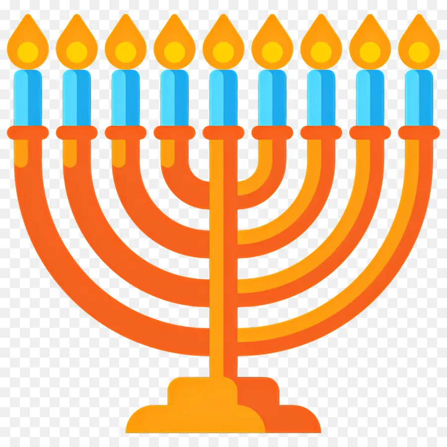 Hanukkah Menorah，Menorah PNG