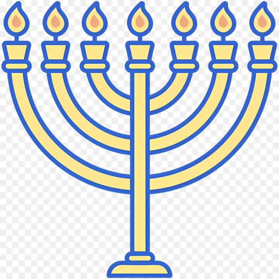 Hanukkah Menorah，Menorah PNG