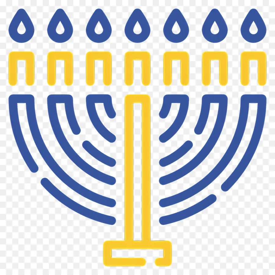 Hanukkah Menorah，Menorah PNG