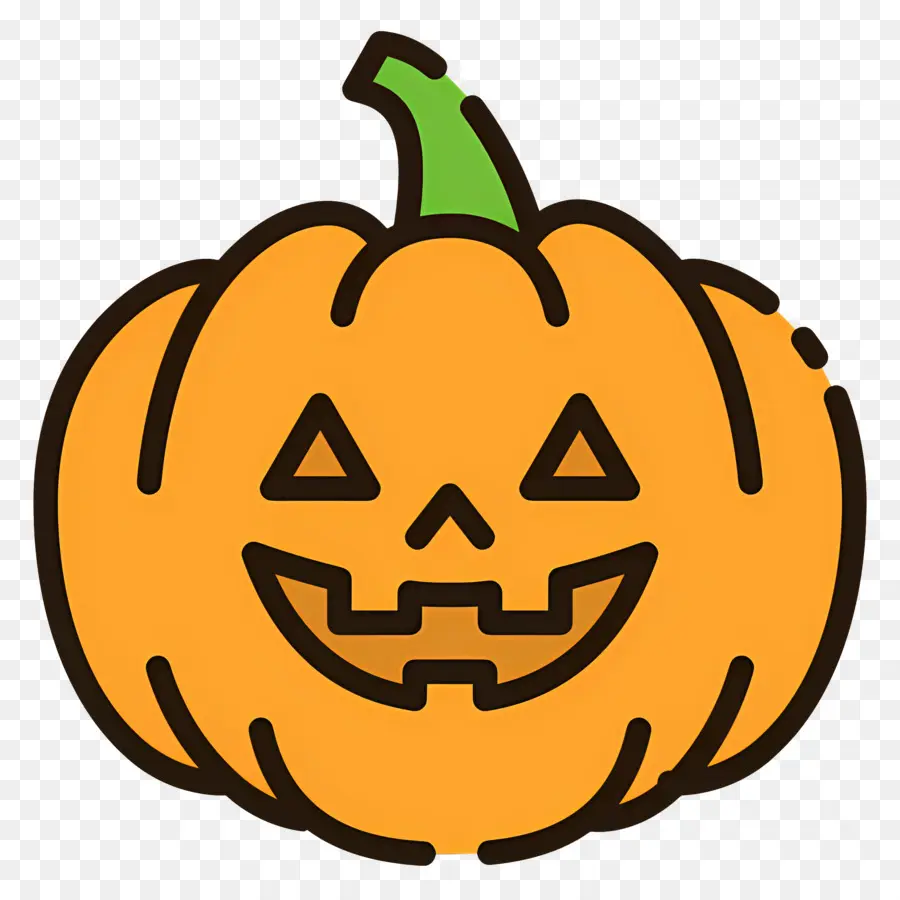 Labu Halloween，Lentera Jack O' Oranye PNG