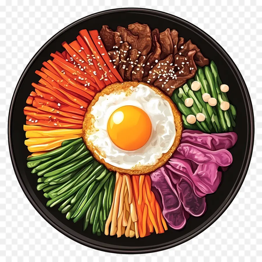 Bibimbap Korea，Bibimbap PNG