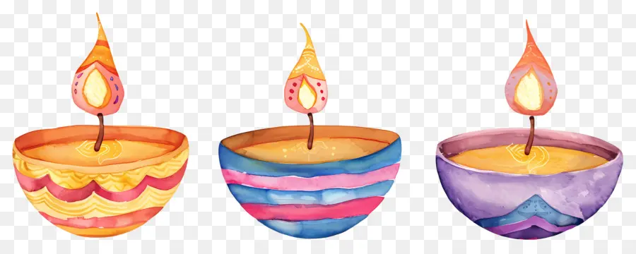 Diwali Diya，Lampu Hias PNG