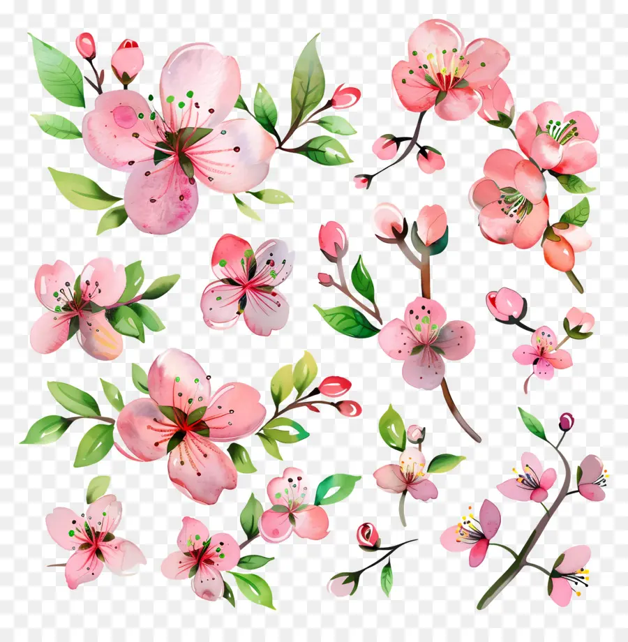 Bunga Sakura，Bunga PNG