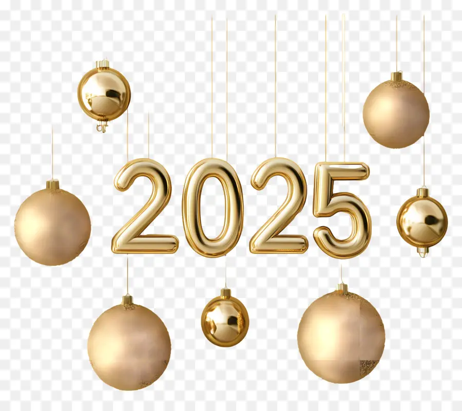 Emas 2025，Ornamen 2024 PNG