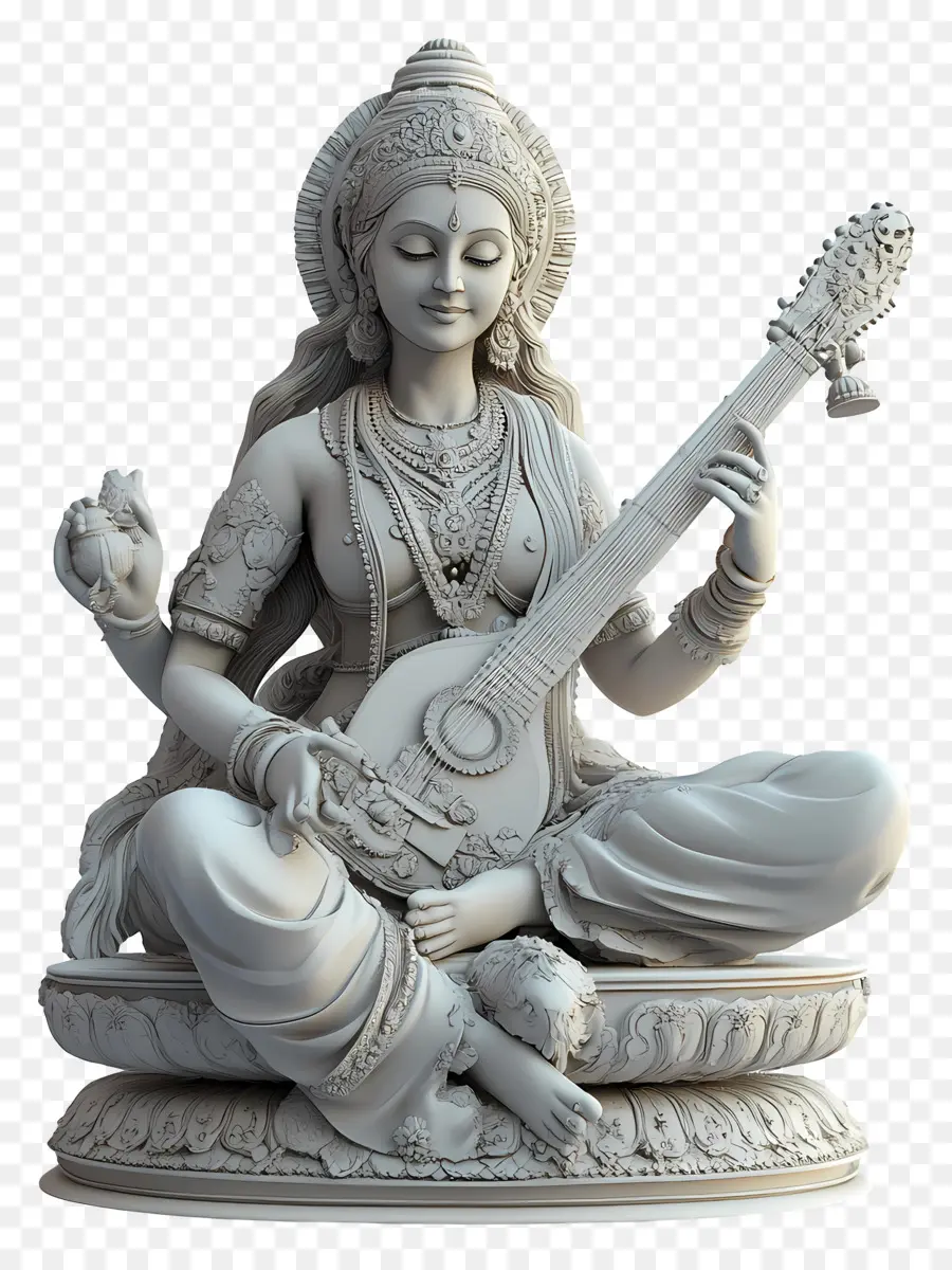 Saraswati，Patung Dewi PNG