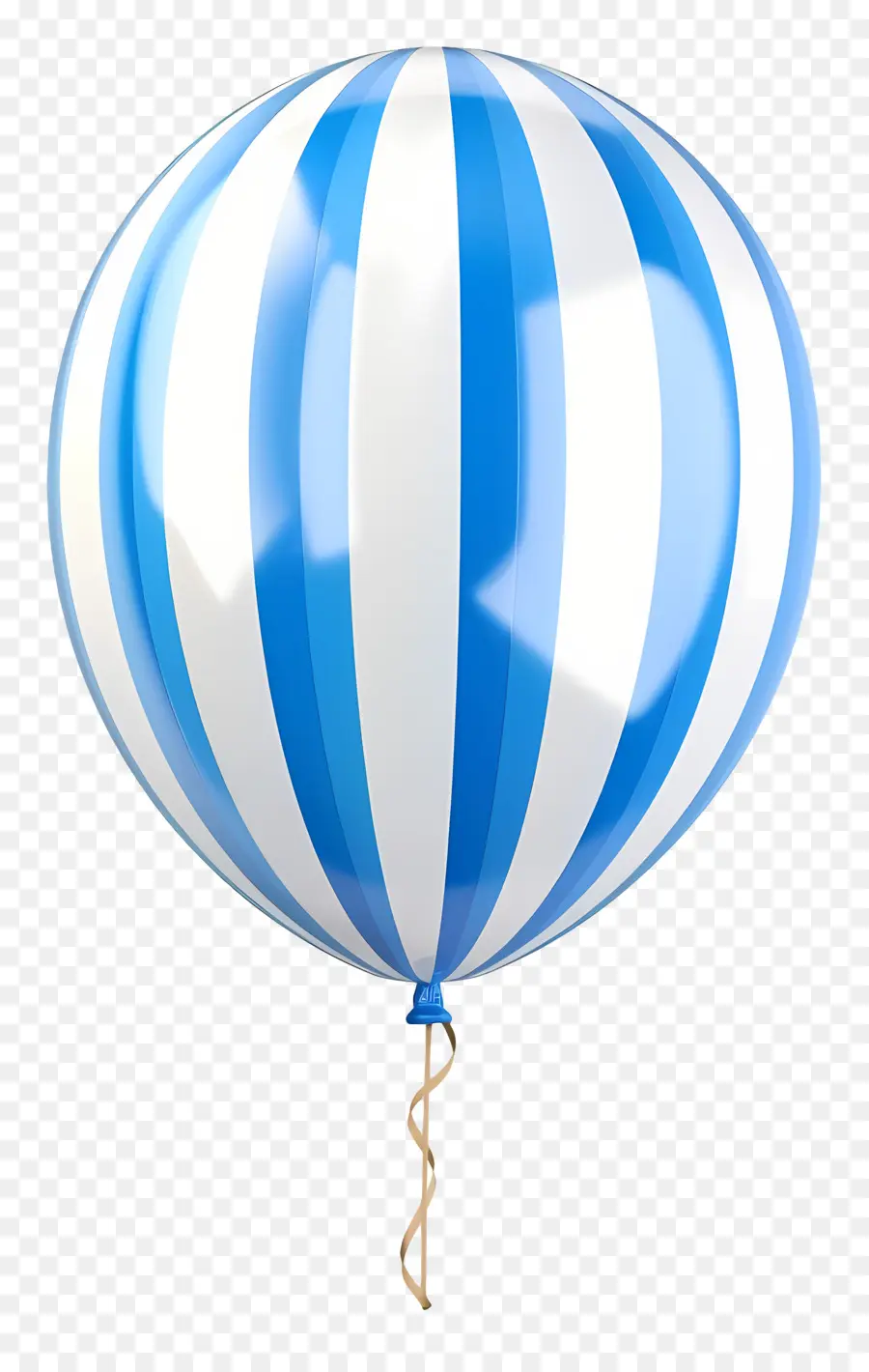 Balon Tunggal，Balon Biru PNG