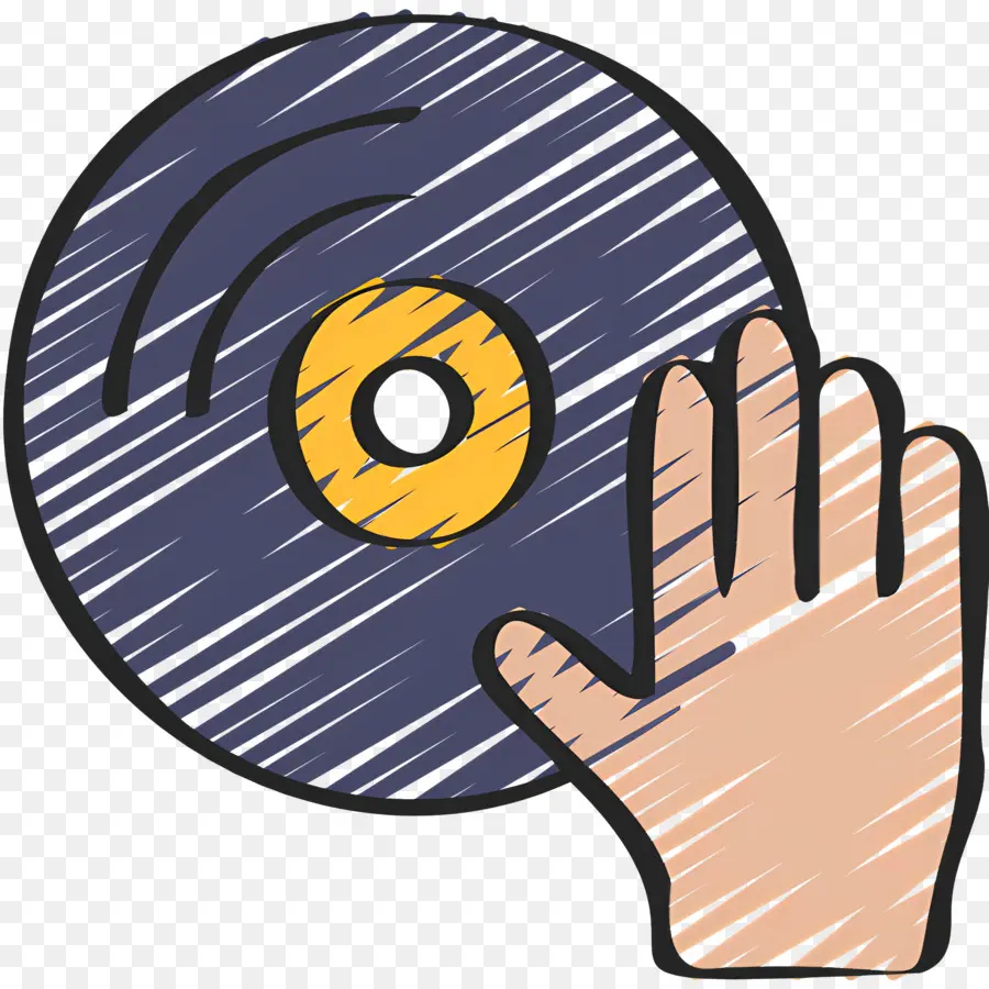 Musik Dj，Rekaman Vinil PNG