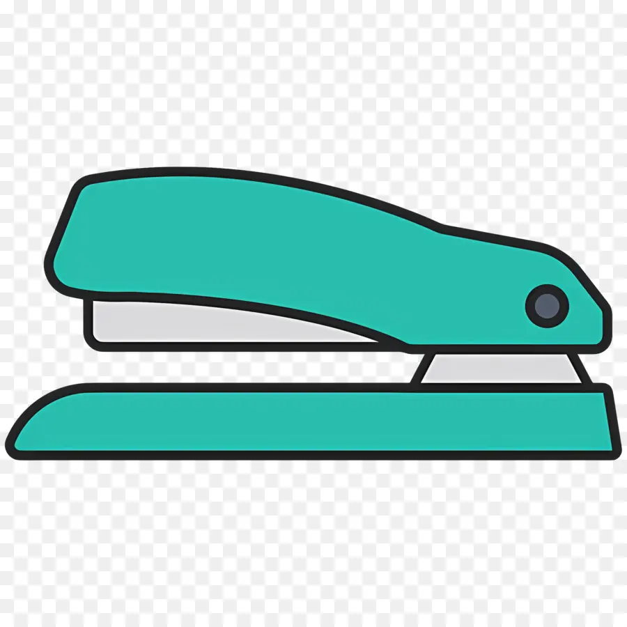 Stapler，Stapler Berwarna Hijau PNG