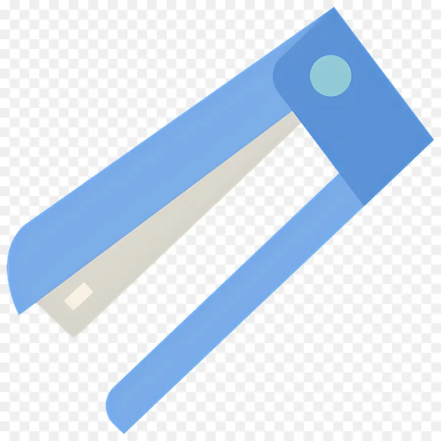 Stapler，Stapler Biru PNG