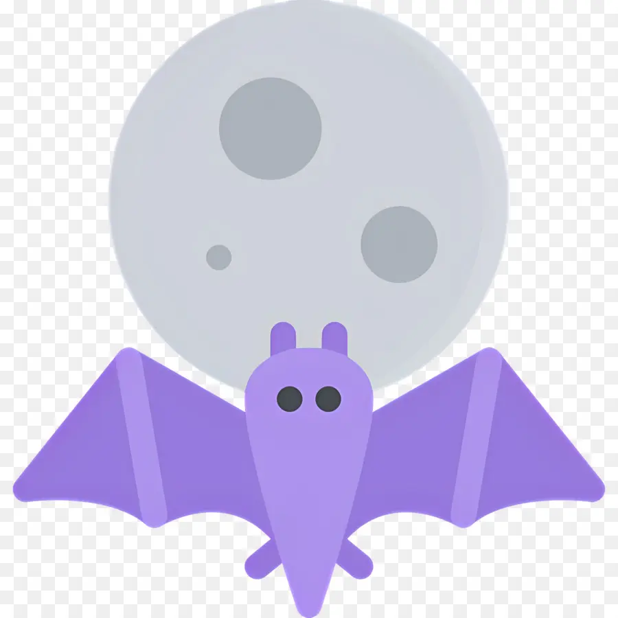 Bulan Halloween，Kelelawar Dan Bulan PNG