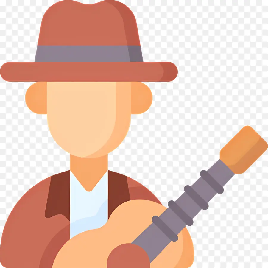 Musik Country，Orang Dengan Gitar PNG