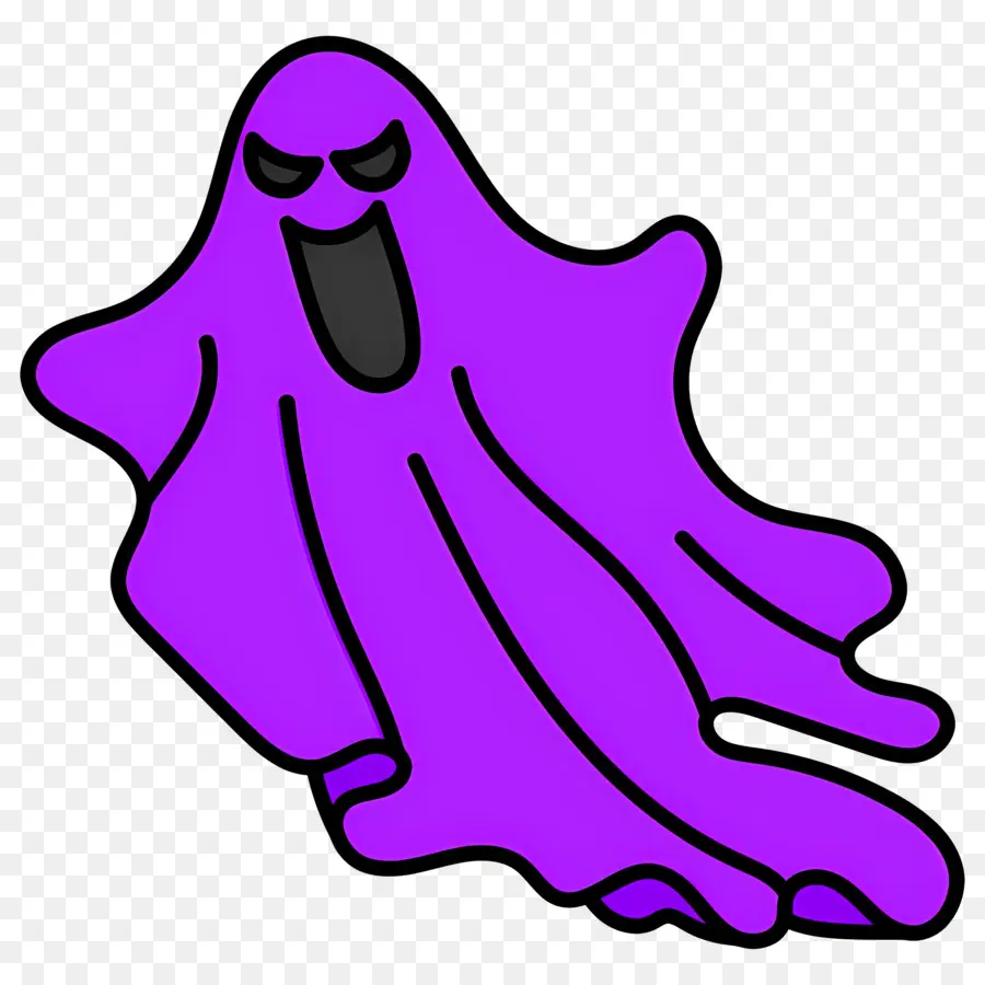 Hantu Halloween，Hantu Ungu PNG