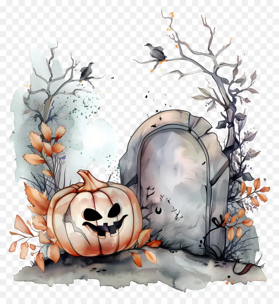 Nisan Halloween，Batu Nisan Halloween PNG