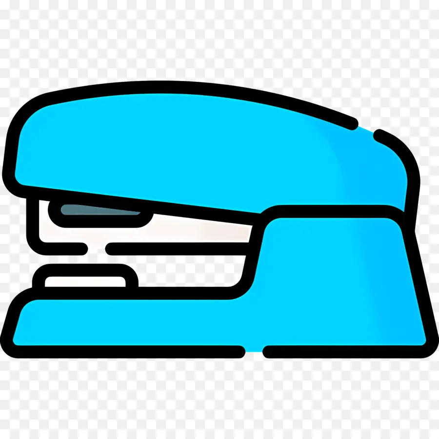 Stapler，Stapler Biru PNG