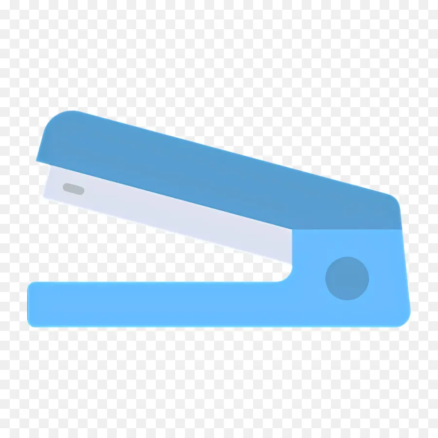 Stapler，Stapler Biru PNG