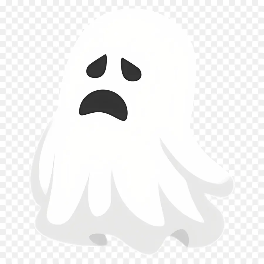 Hantu Halloween，Hantu Yang Menyedihkan PNG