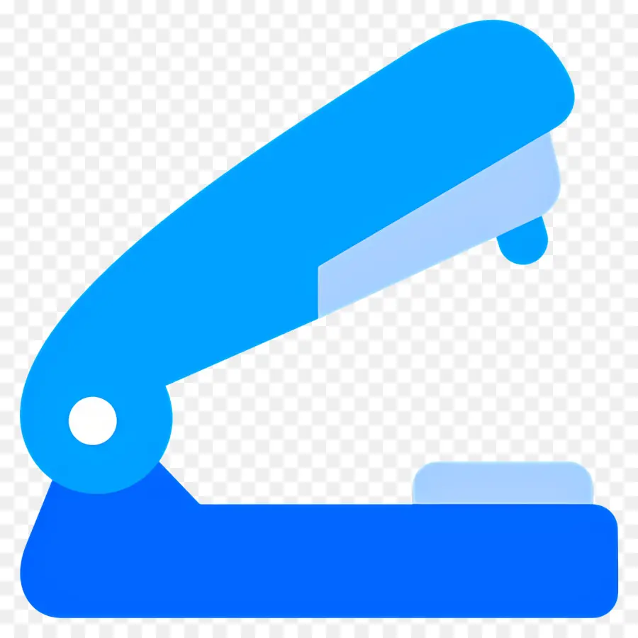 Stapler，Stapler Biru PNG