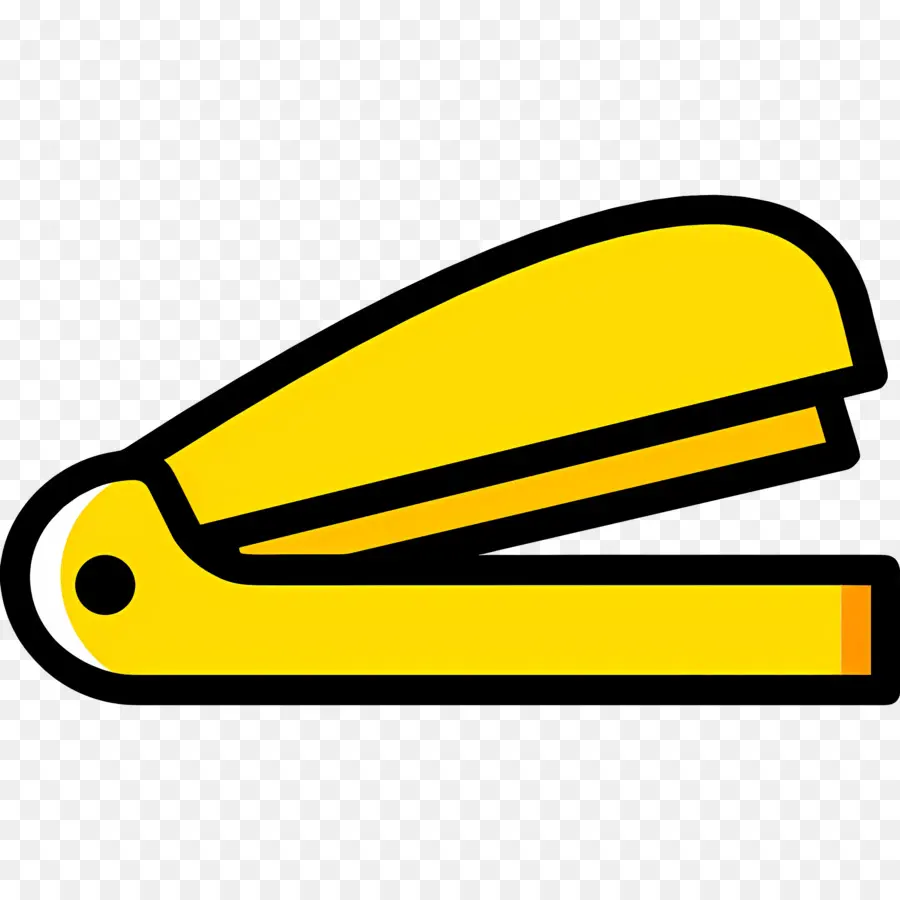 Stapler，Stapler Kuning PNG