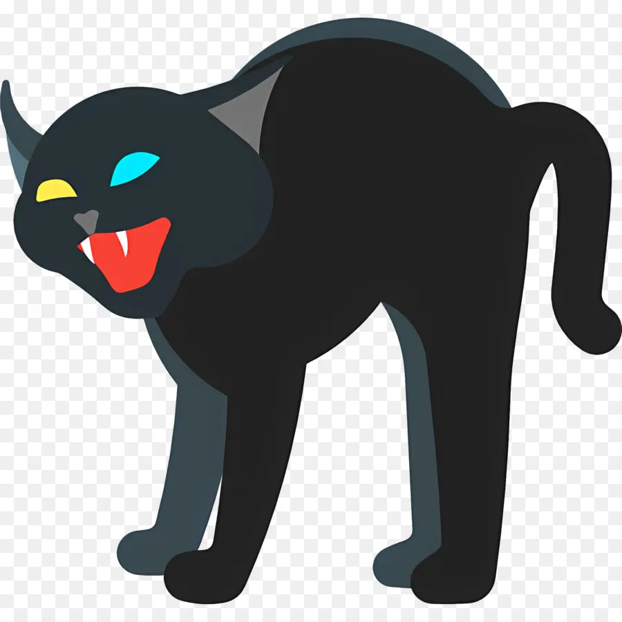 Kucing Hallowen，Kucing Hitam PNG