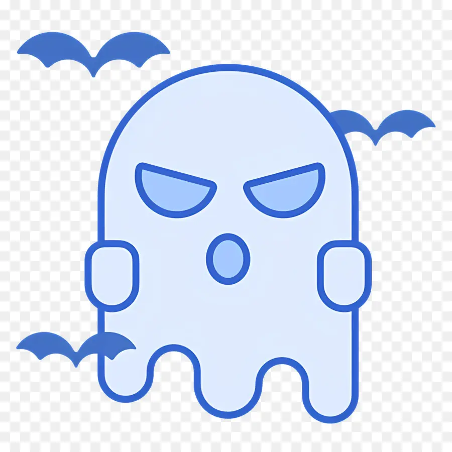 Hantu Halloween，Hantu Biru PNG