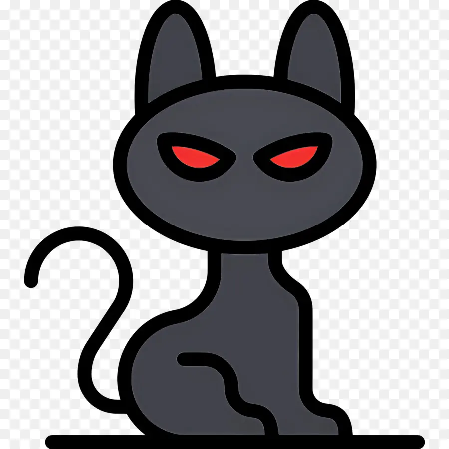 Kucing Hallowen，Kucing Hitam PNG