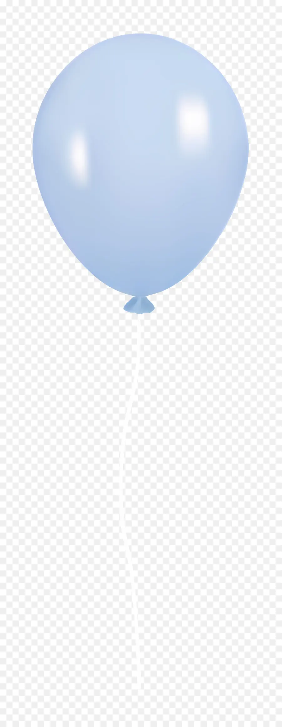 Balon Tunggal，Balon Biru PNG