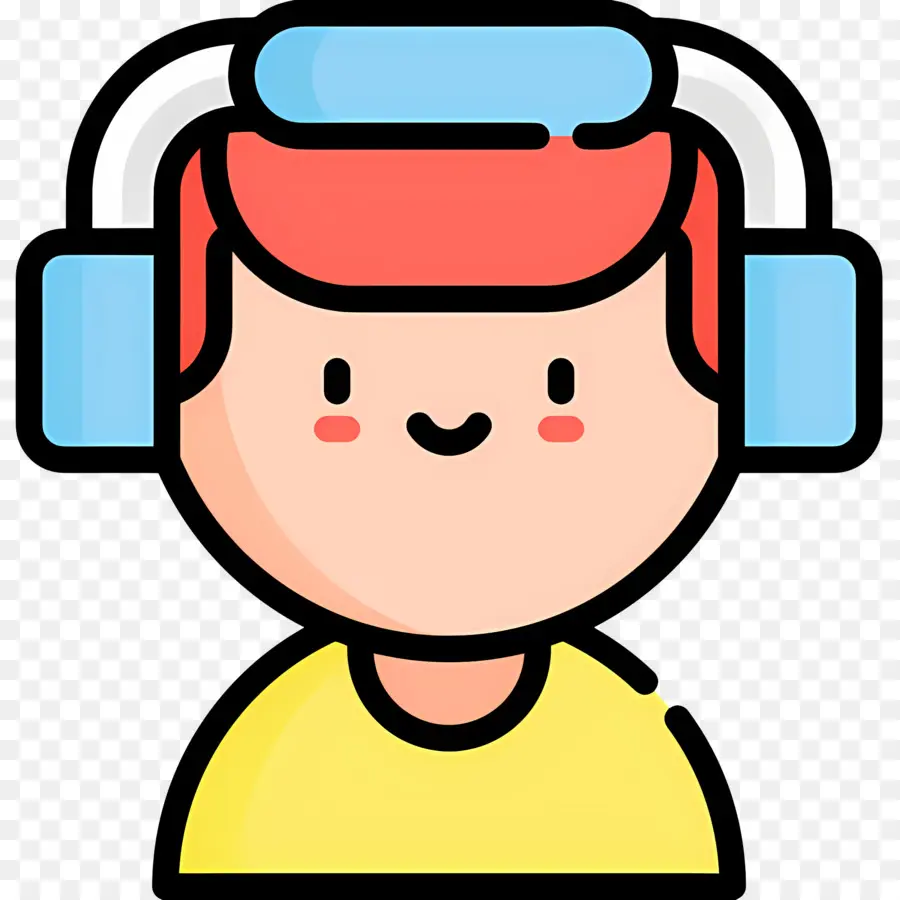 Mendengarkan Musik，Orang Dengan Headphone PNG