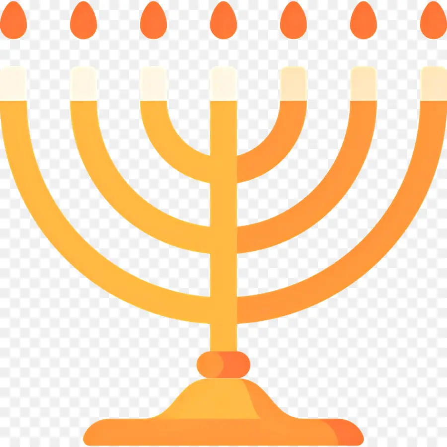 Hanukkah Menorah，Menorah PNG