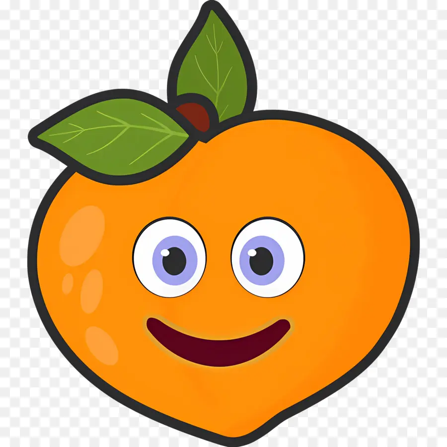 Emoji Buah Persik，Persik Jeruk PNG