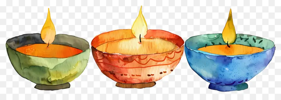 Diwali Diya，Lampu Hias PNG