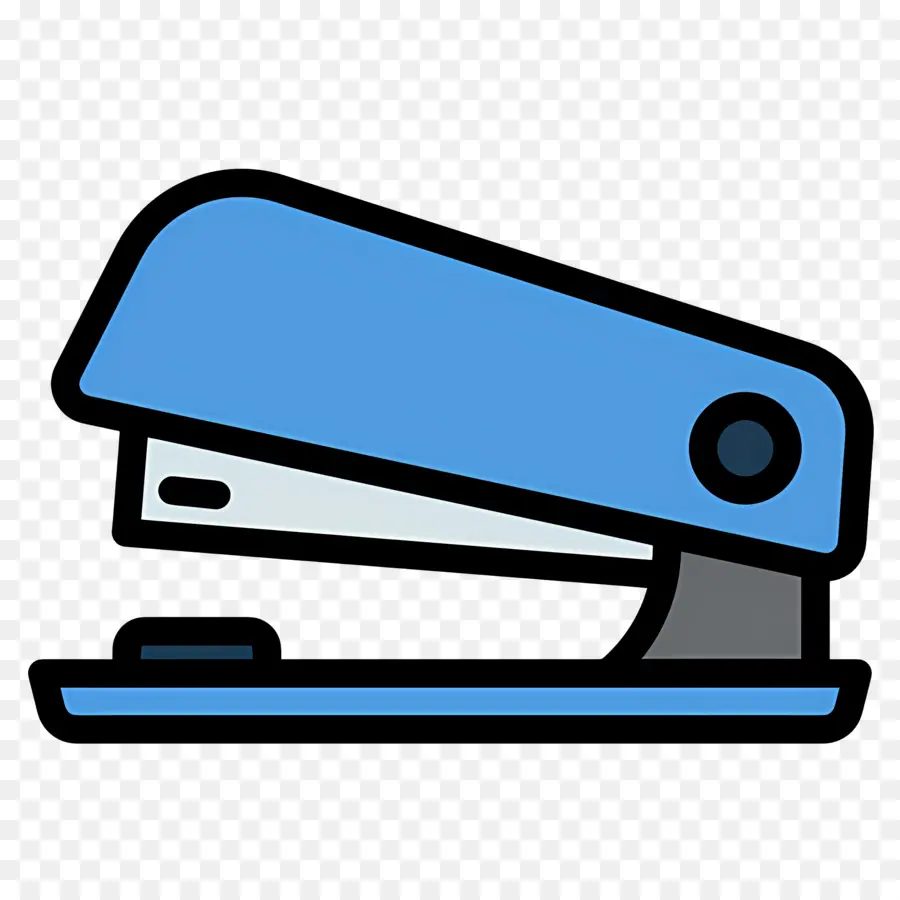 Stapler，Stapler Biru PNG