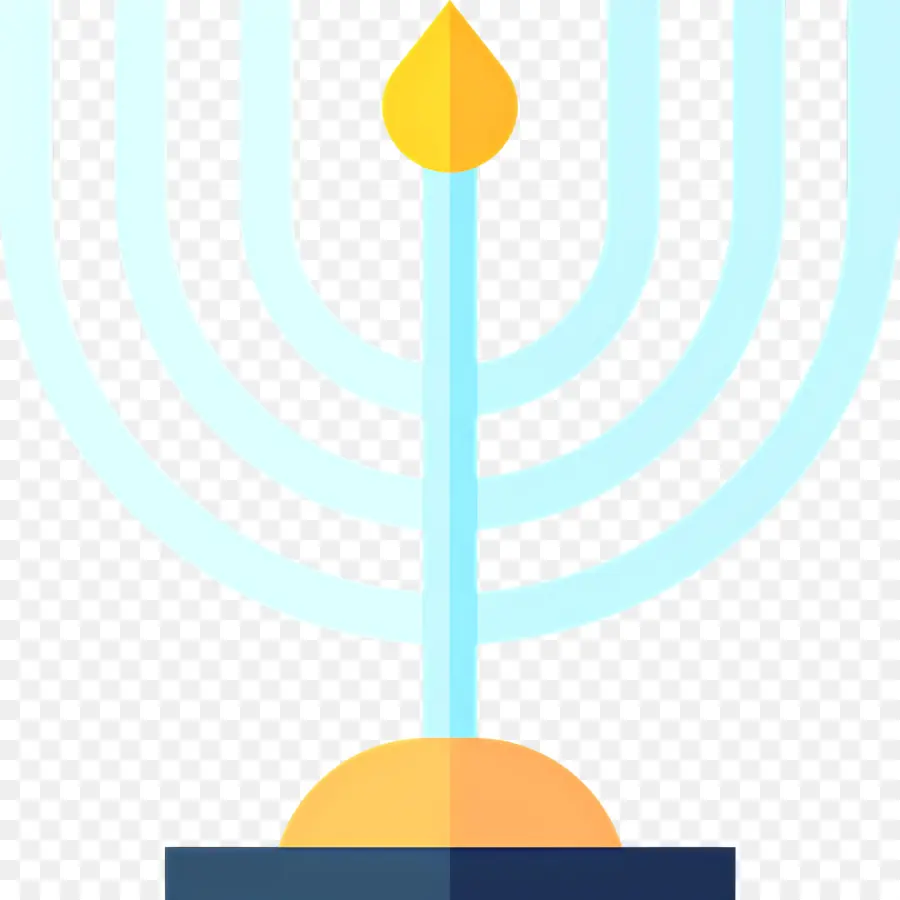 Hanukkah Menorah，Menorah PNG