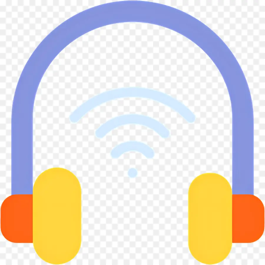 Mendengarkan Musik，Headphone Nirkabel PNG