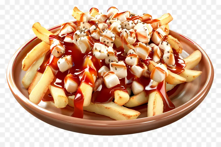 Poutine，Dadih Keju PNG