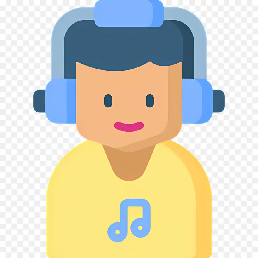 Mendengarkan Musik，Orang Dengan Headphone PNG