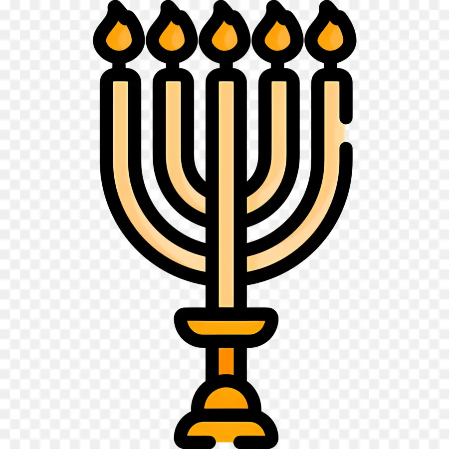 Hanukkah Menorah，Menorah PNG