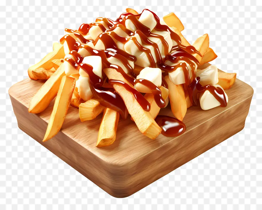 Poutine，Poutine Dengan Krim Asam PNG