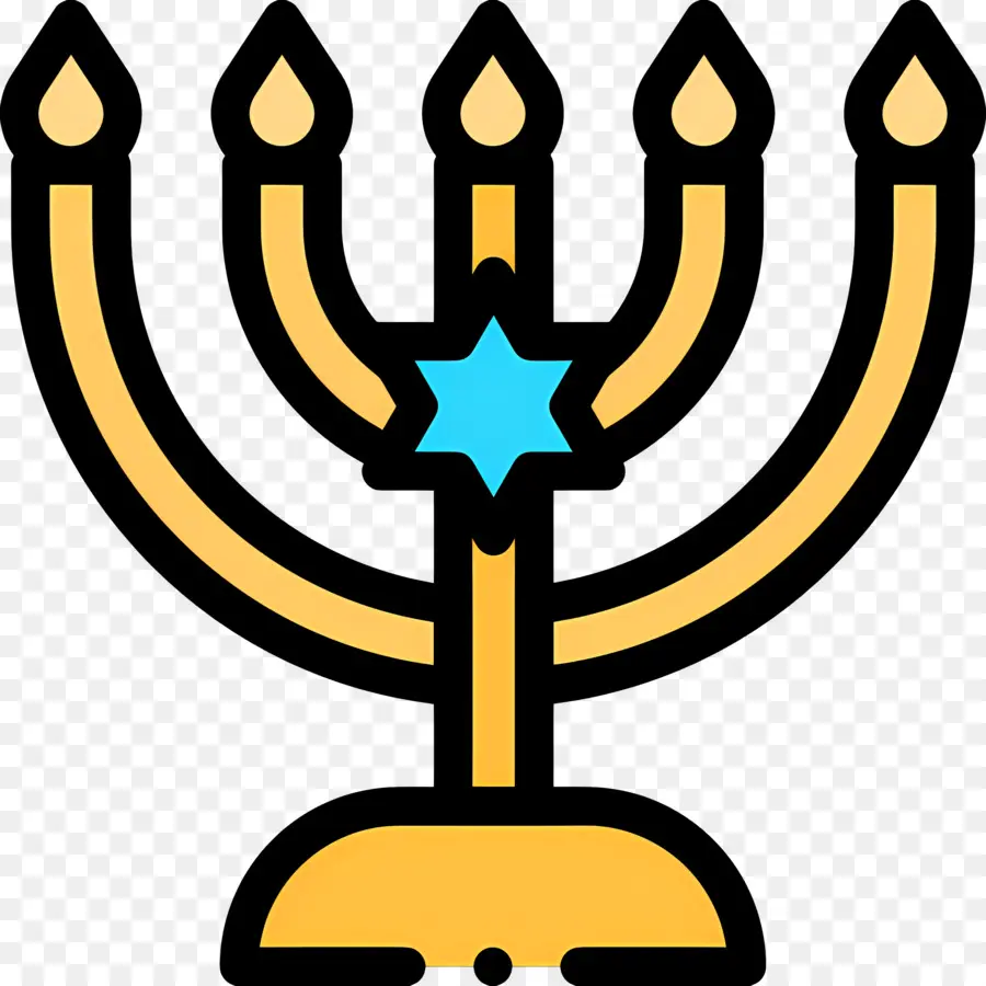 Hanukkah Menorah，Menorah PNG