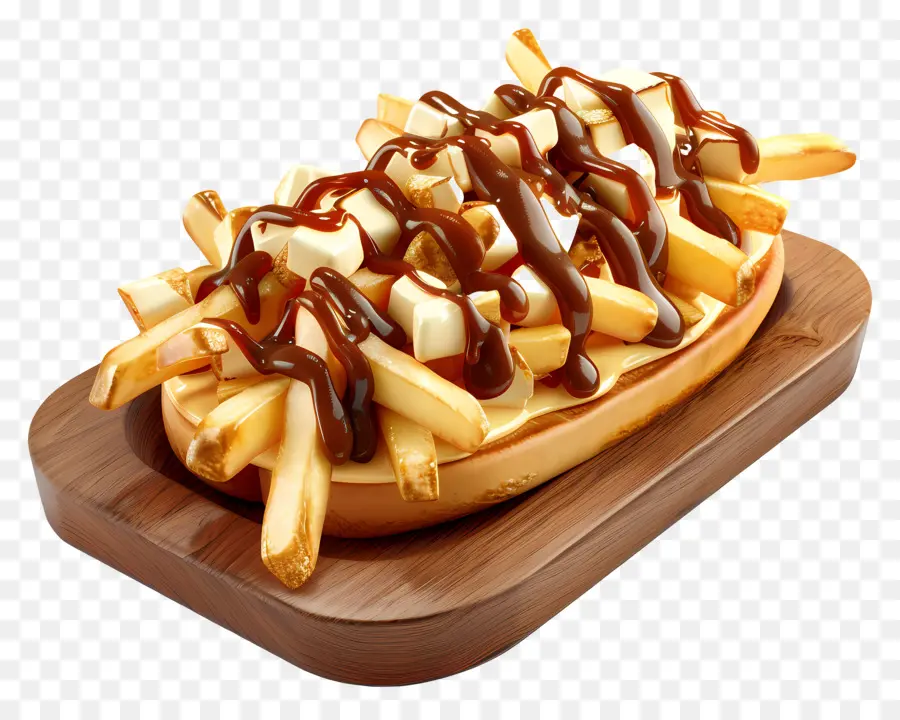 Poutine，Poutine Dengan Krim Asam PNG