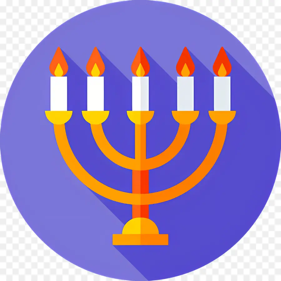 Hanukkah Menorah，Menorah PNG