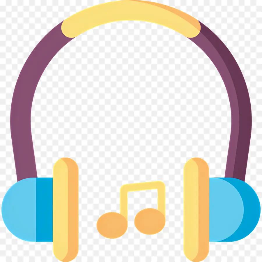 Mendengarkan Musik，Headphone PNG