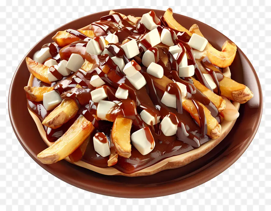 Poutine，Dadih Keju PNG