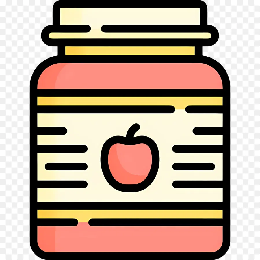 Makanan Bayi，Toples Dengan Apple PNG