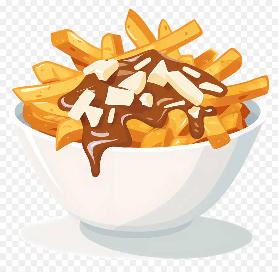 Poutine，Poutine Dengan Topping PNG