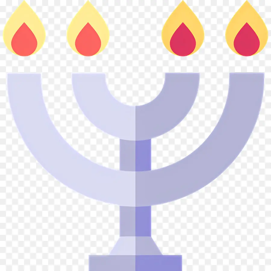 Hanukkah Menorah，Menorah PNG