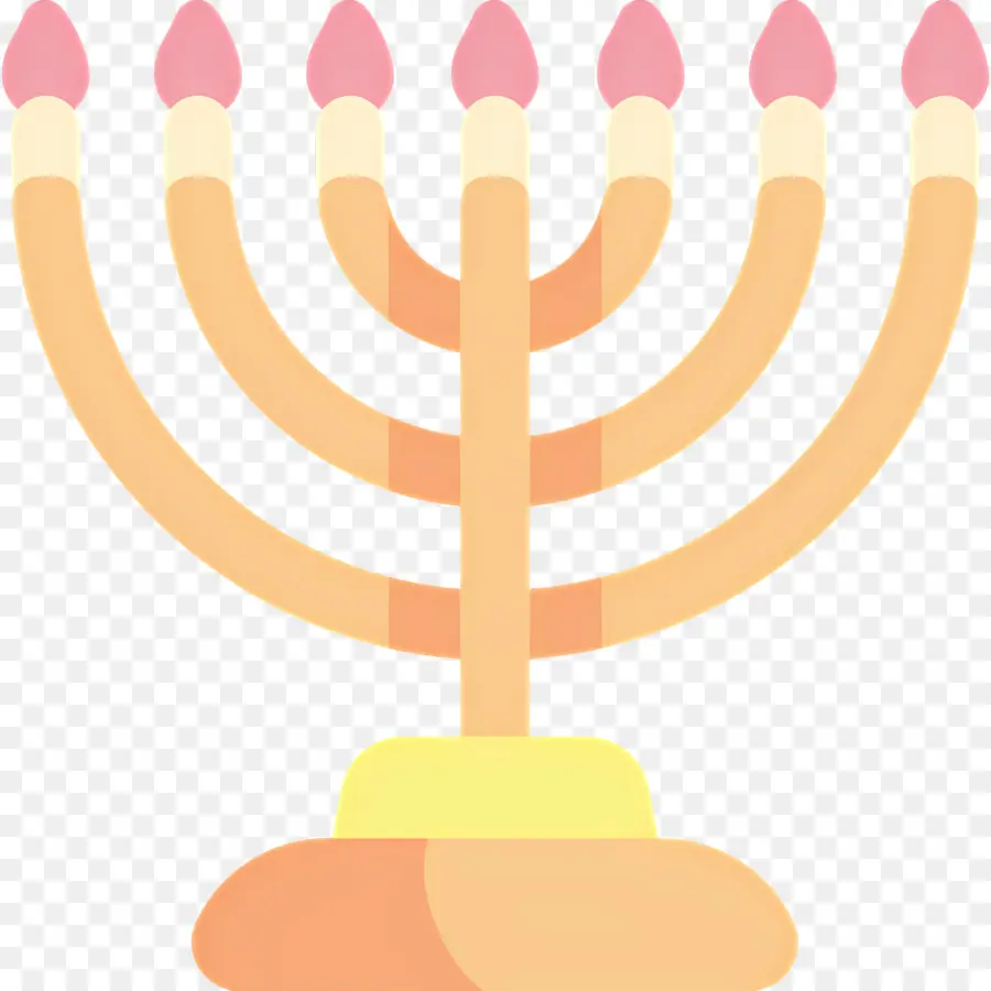 Hanukkah Menorah，Menorah PNG