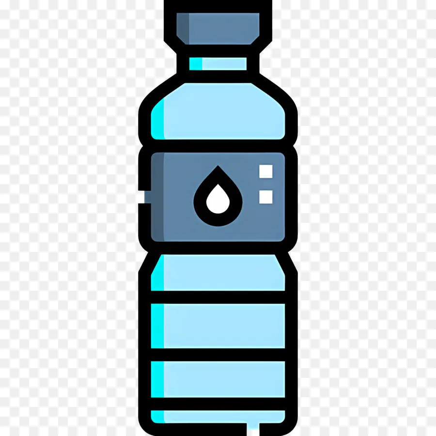 Air Mineral，Botol Biru PNG