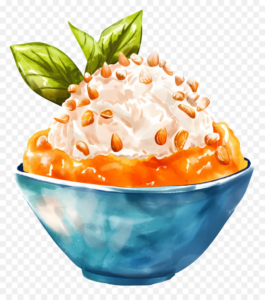 Es Bingsu，Makanan Penutup Jeruk PNG